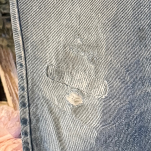 VINTAGE 517 LEVI'S ORANGE TAB JEANS | 80'S | DISTRESSING | 33X31 - Picture 6 of 14